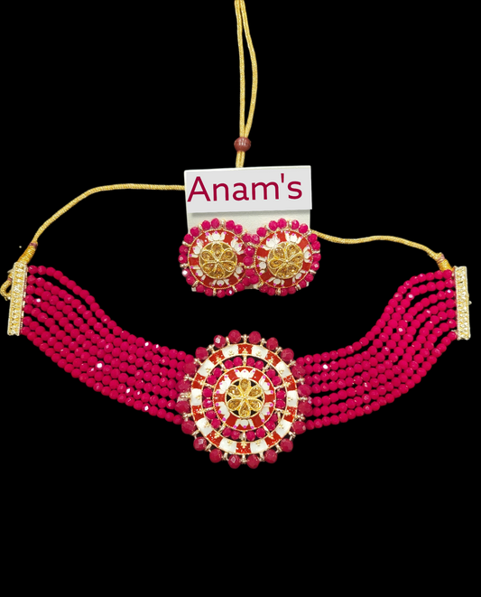 Meenakari Choker set image 3