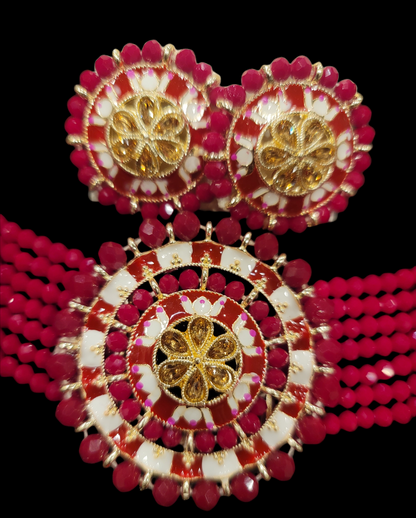 Meenakari Choker set