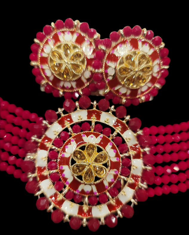 Meenakari Choker set