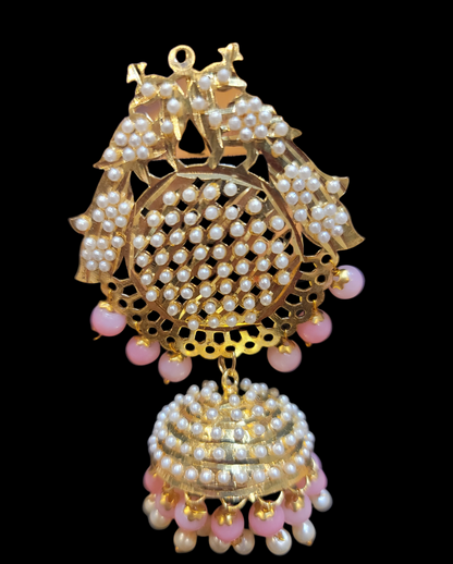 Jadau Pearl Earrings Set (Very Lightweight)