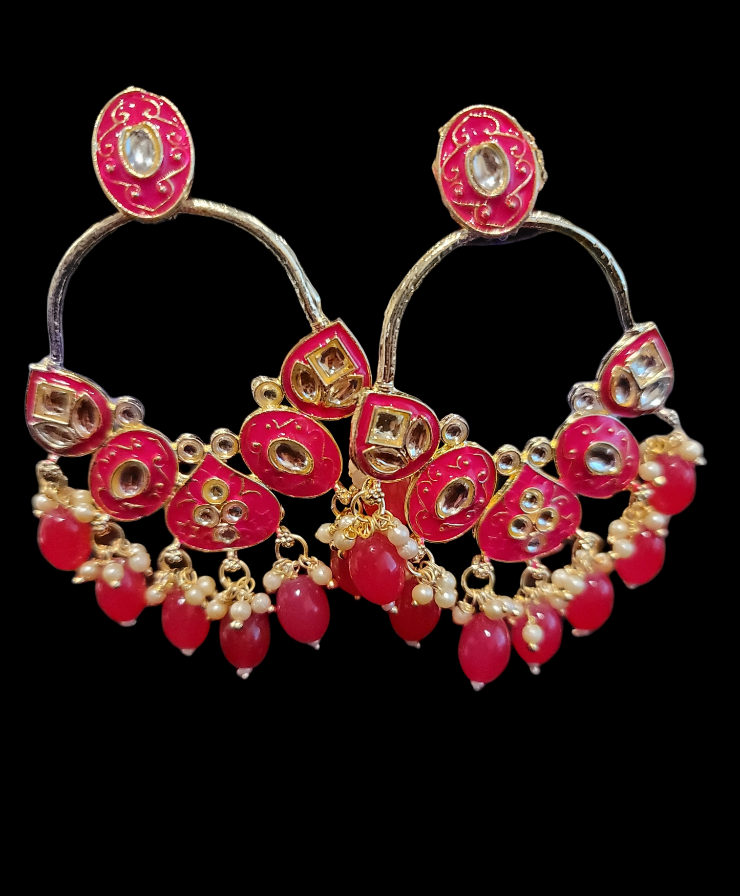 Handmade Meenakari Earrings Pakistani/Indian