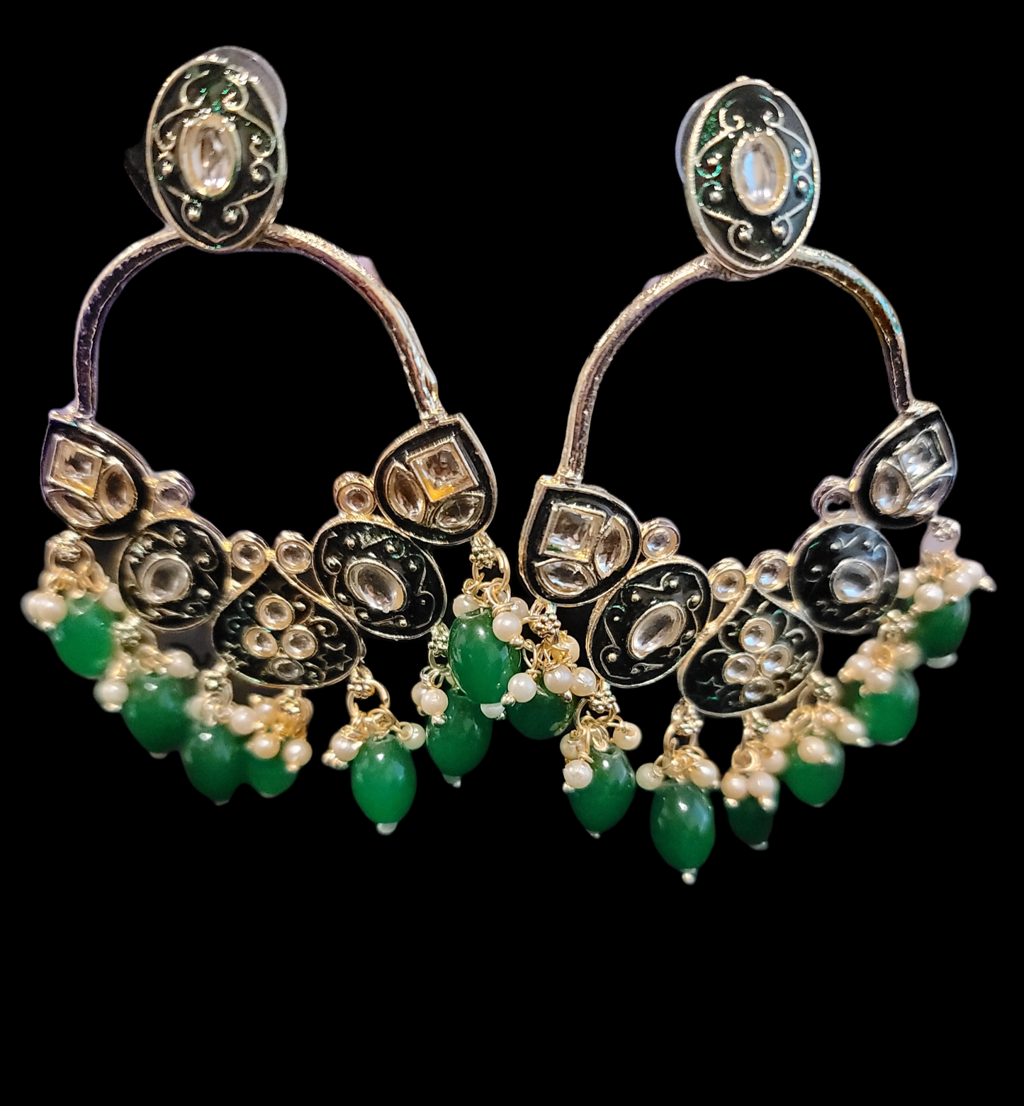 Handmade Meenakari Earrings Pakistani/Indian