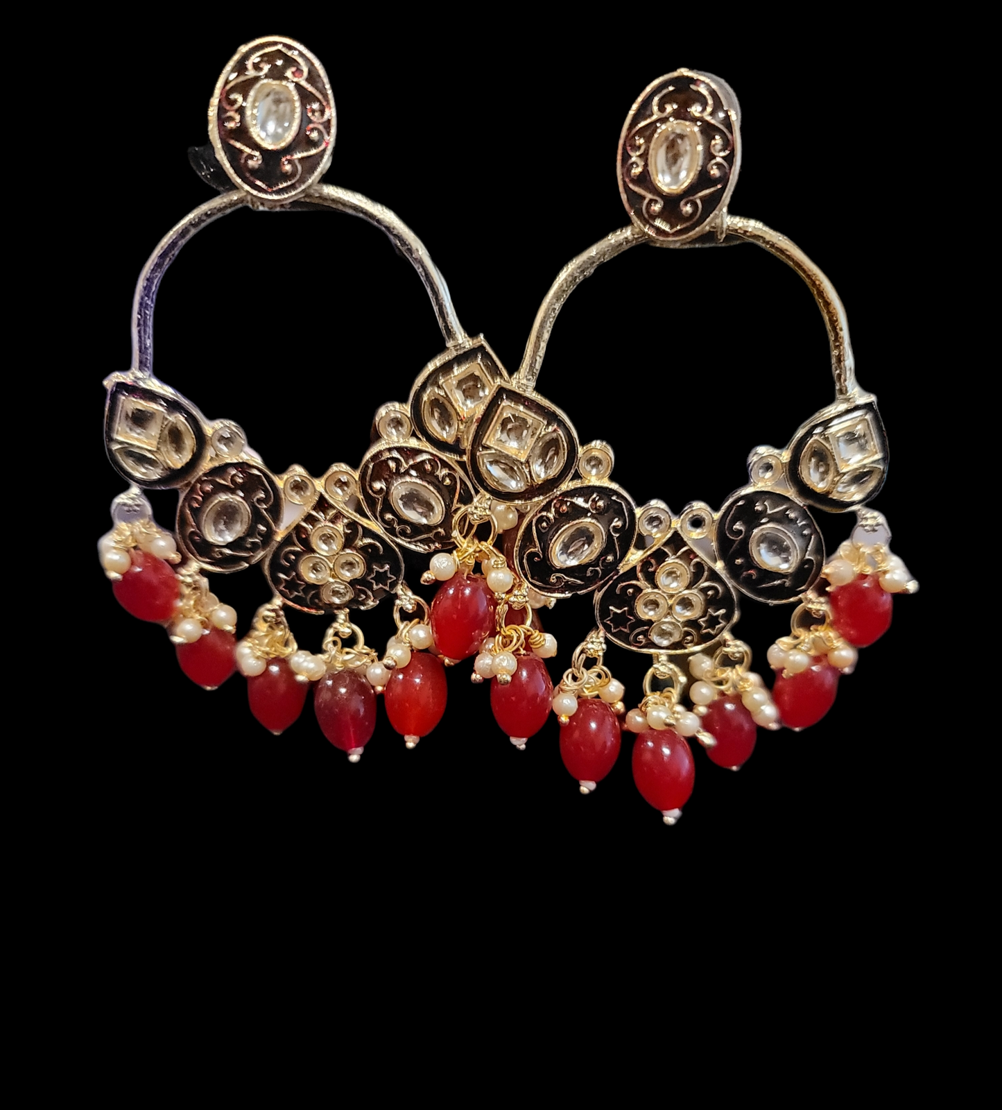 Handmade Meenakari Earrings Pakistani/Indian