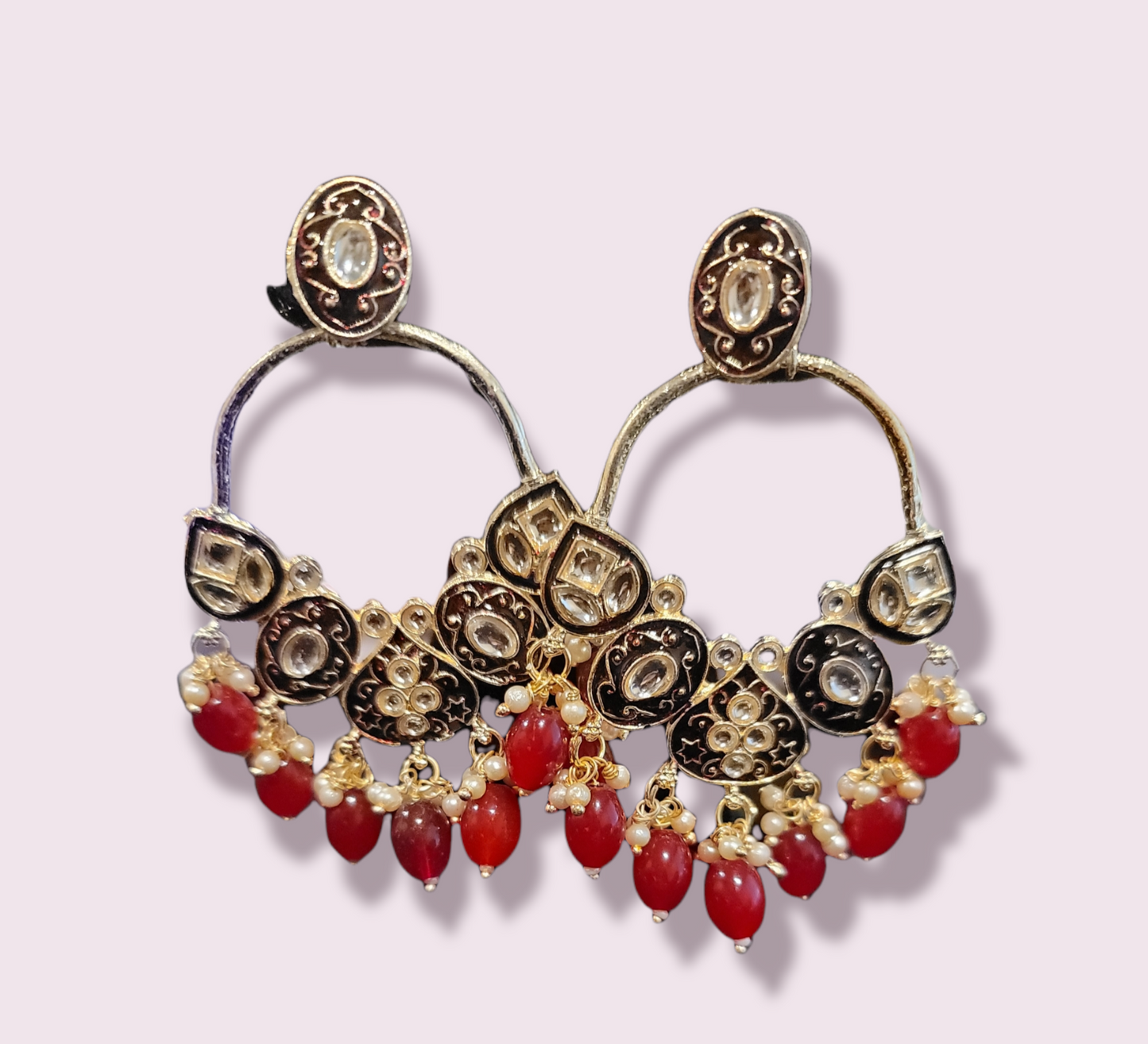 Handmade Meenakari Earrings Pakistani/Indian