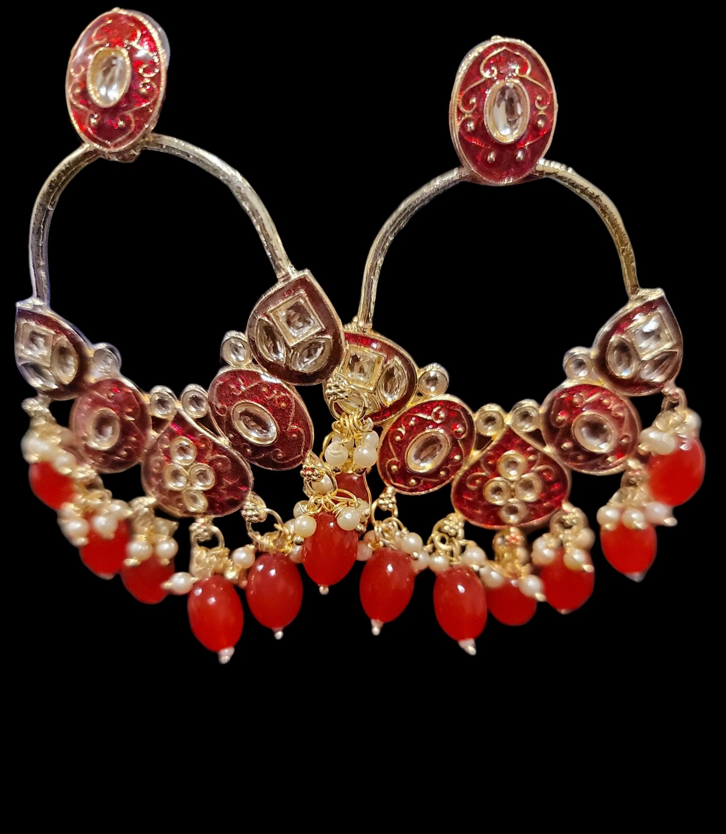 Handmade Meenakari Earrings Pakistani/Indian