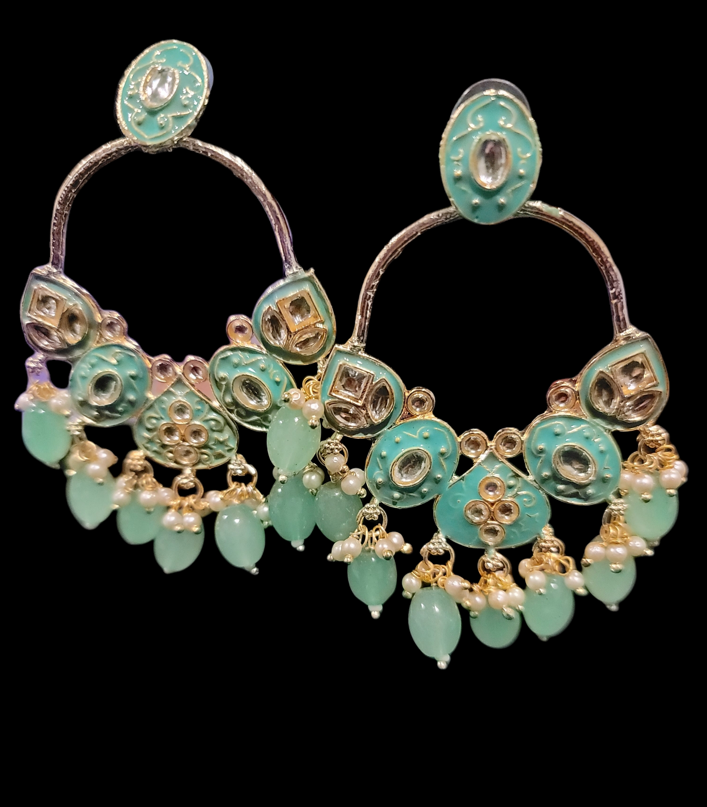 Handmade Meenakari Earrings Pakistani/Indian