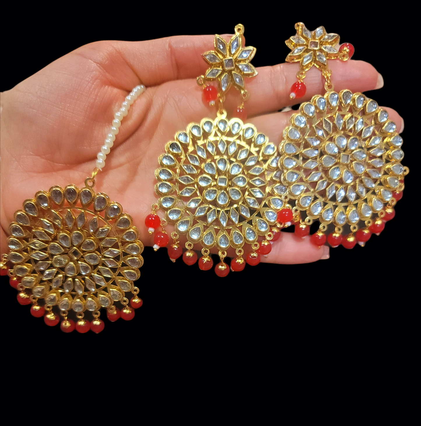 Kundan earring