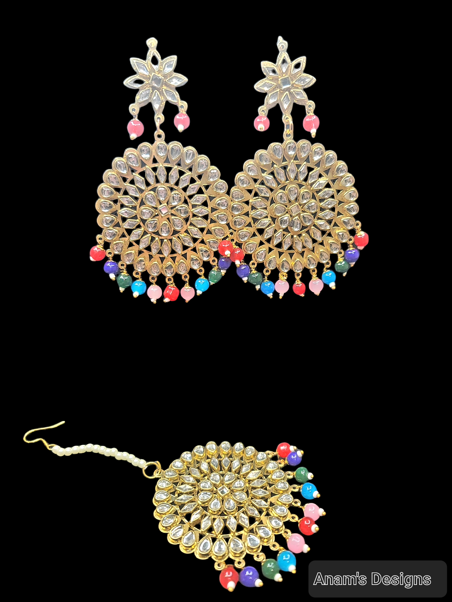 Kundan earring