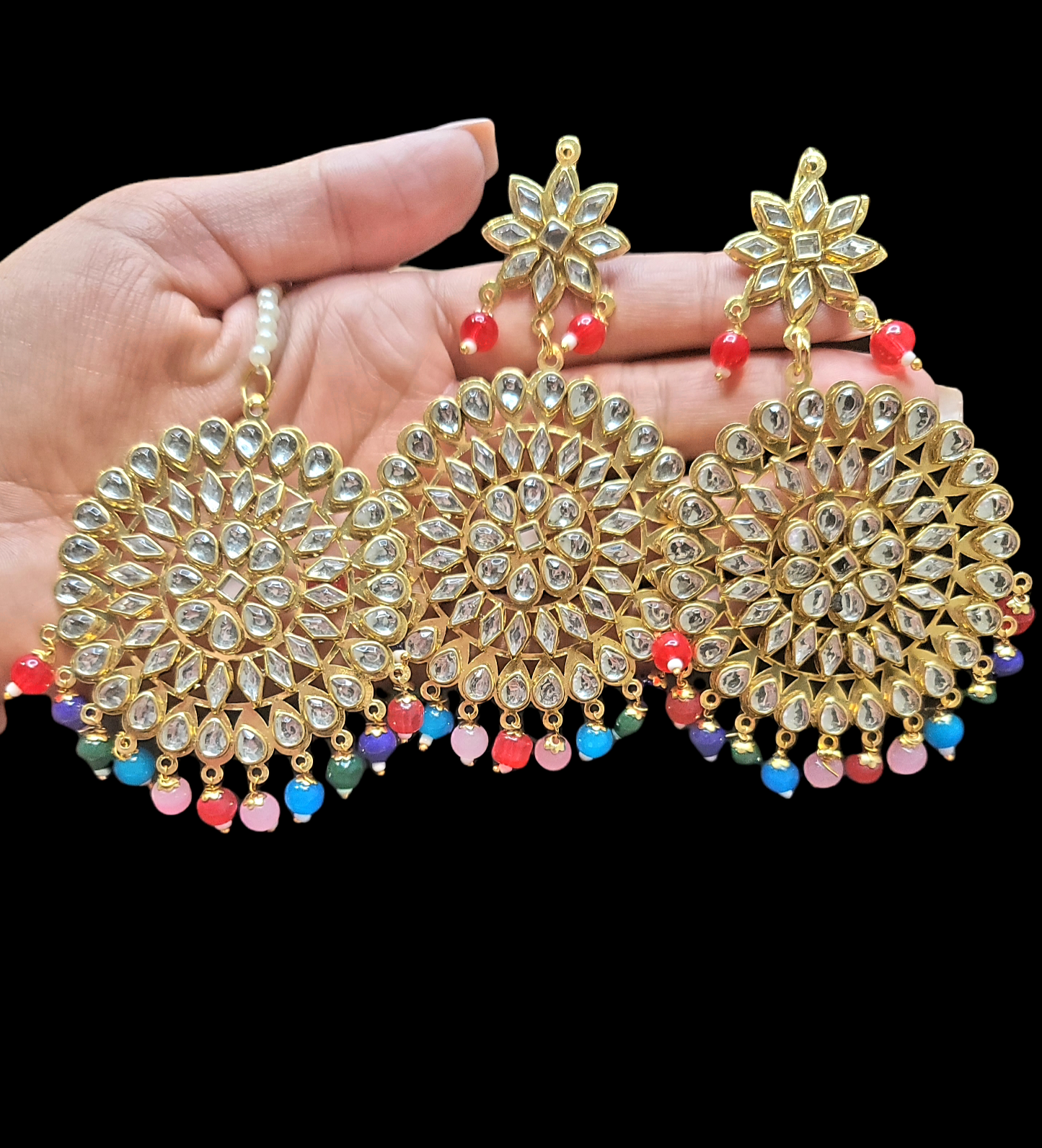 Kundan earring