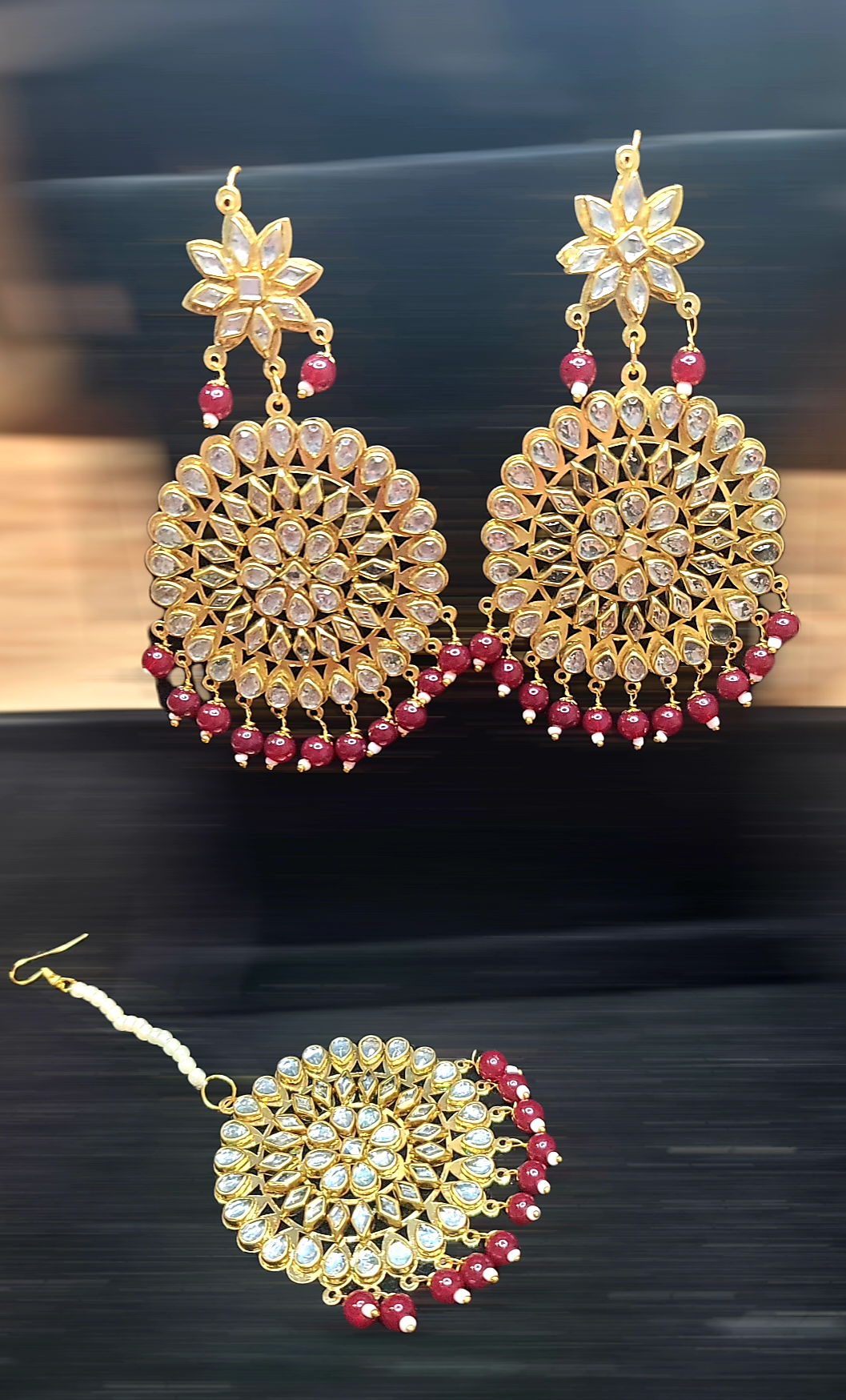 Kundan earring