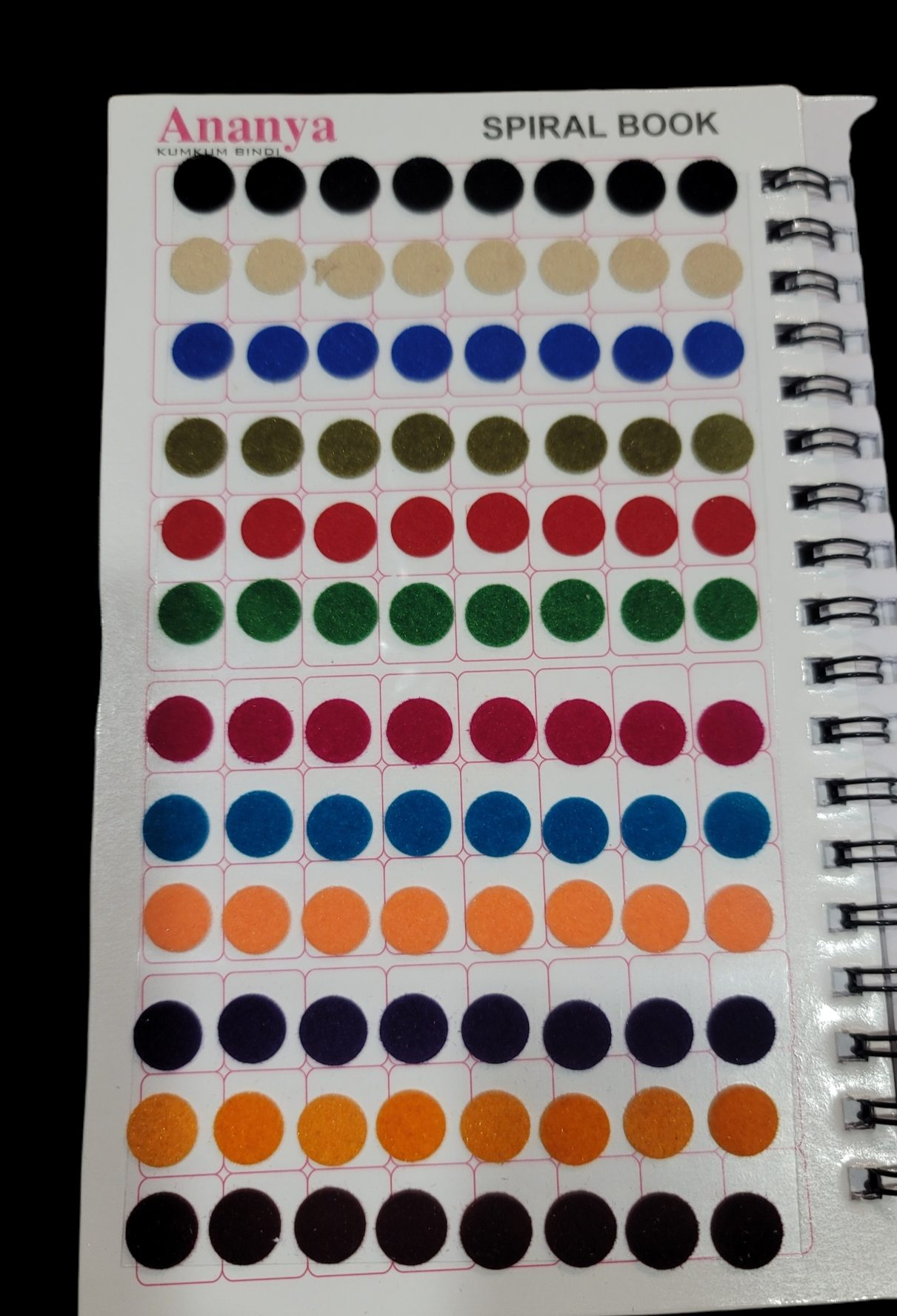 Kumkum Bindi Book Plain (Big)