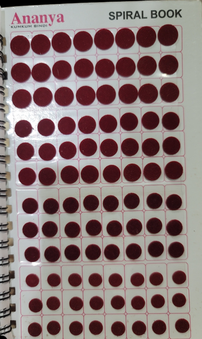 Kumkum Bindi Book Plain (Big)