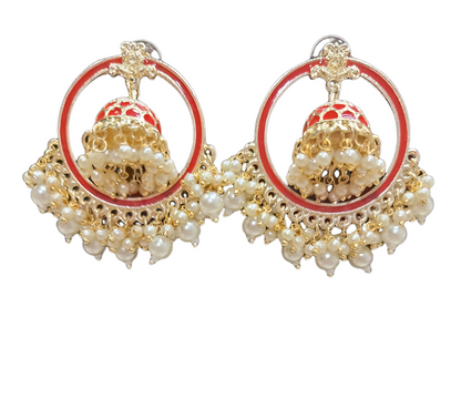Jhumki in Bali Earrings(2 in 1 Look)