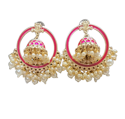 Jhumki in Bali Earrings(2 in 1 Look)