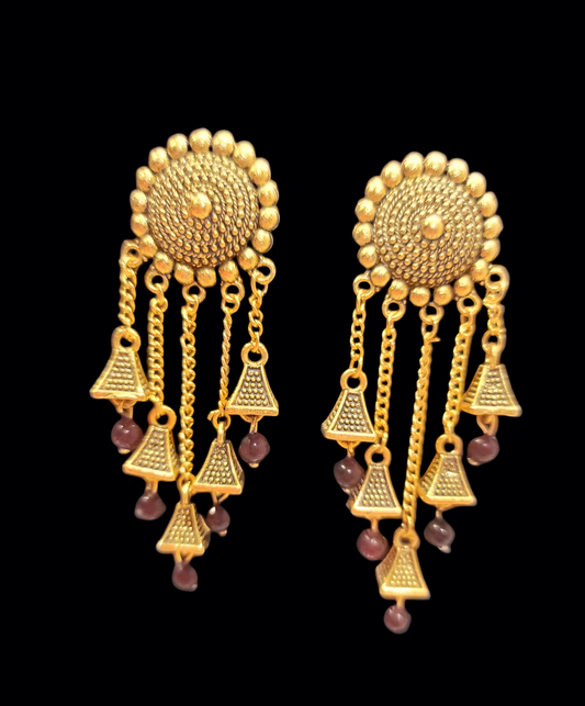 Trending Drop Earring Brown