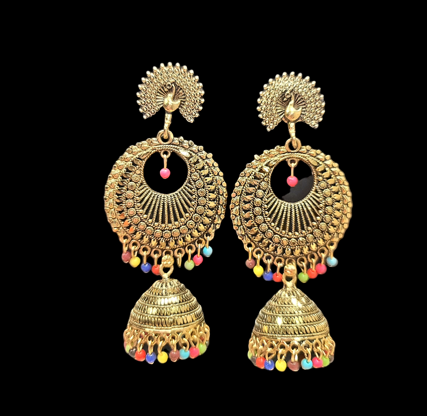 Lightweight Earrings Peacock