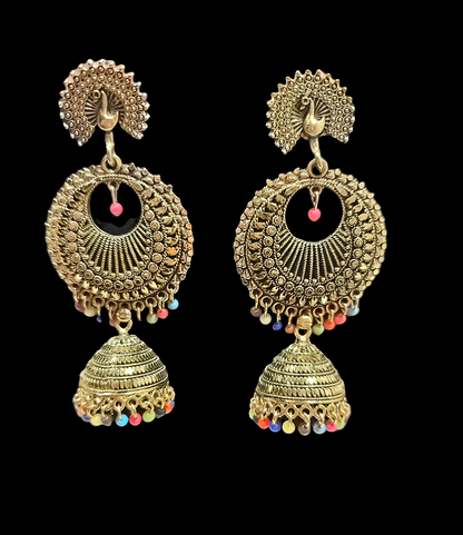 Lightweight Earrings Peacock