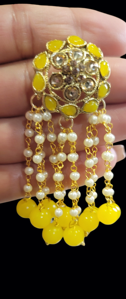 Stone Beaded Earrings