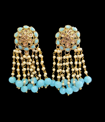 Stone Beaded Earrings