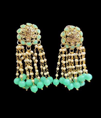 Stone Beaded Earrings