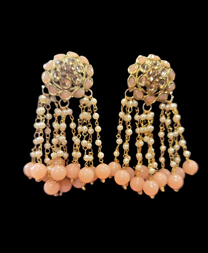 Stone Beaded Earrings