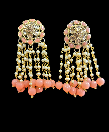 Stone Beaded Earrings