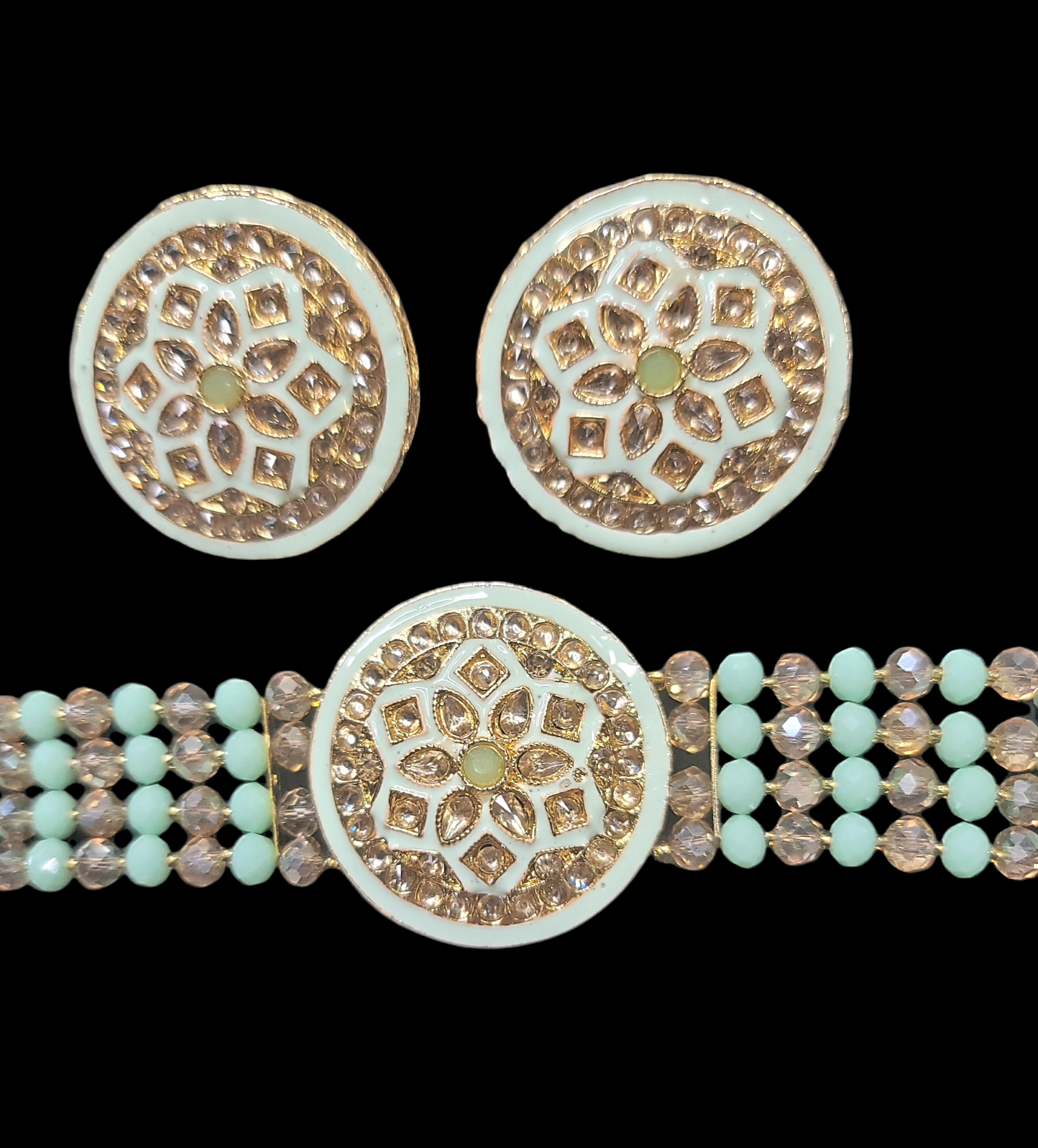 Stone Studded Kundan Choker Set