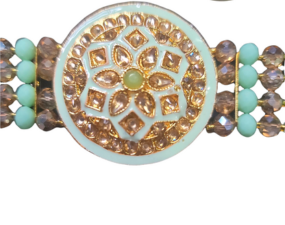 Stone Studded Kundan Choker Set (Simple)