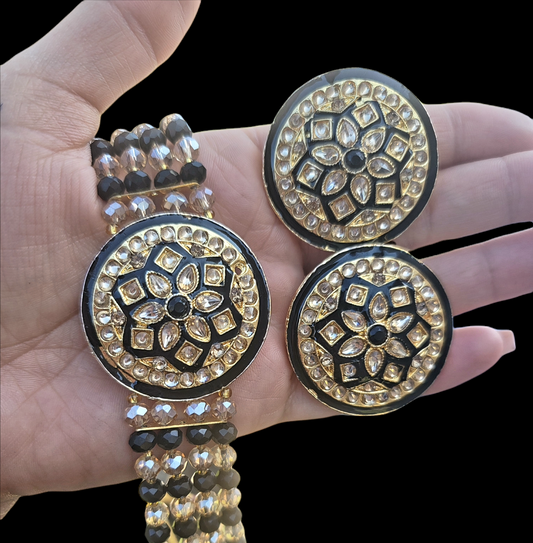 Stone Studded Kundan Choker Set (Simple)