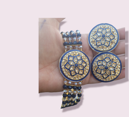 Stone Studded Kundan Choker Set (Simple)