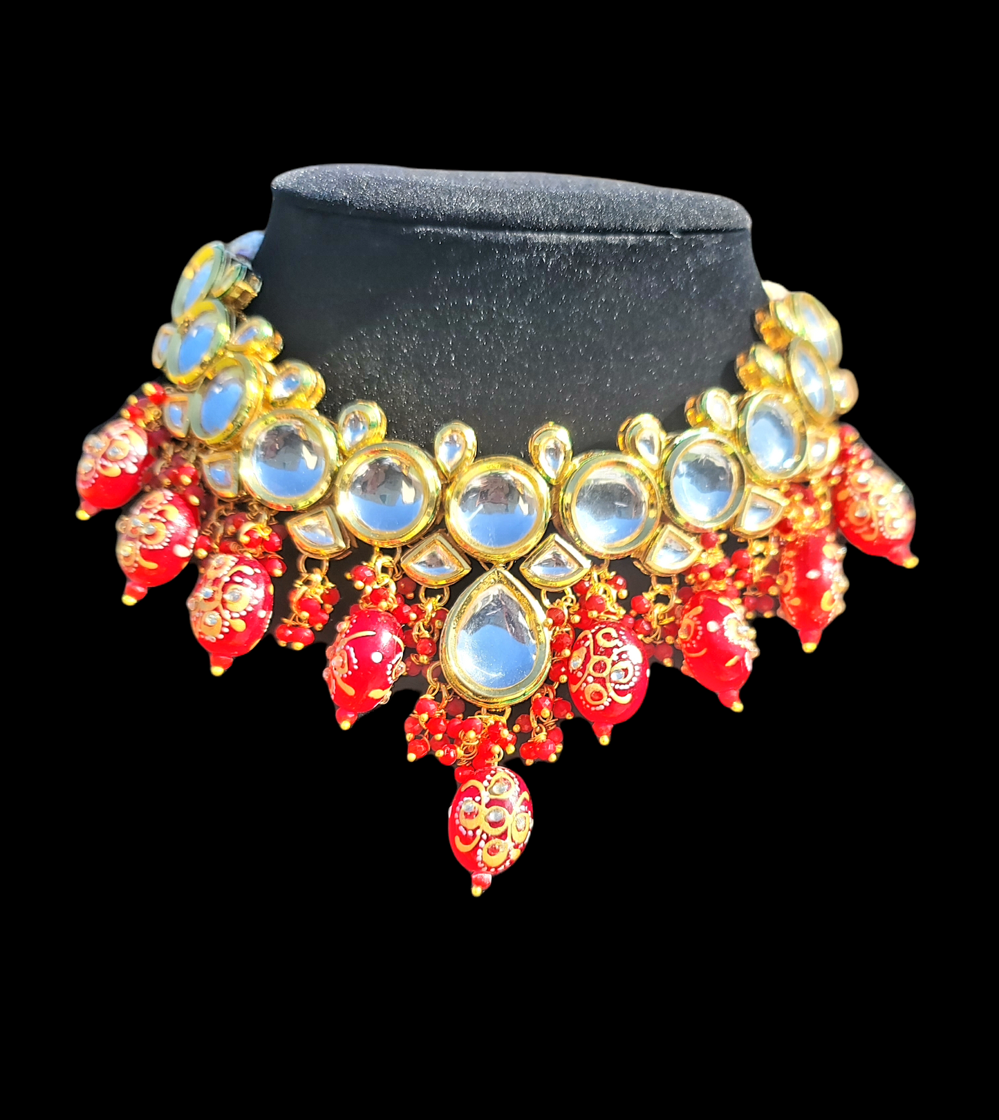 Designer Polki Kundan Meenakari Necklace Set