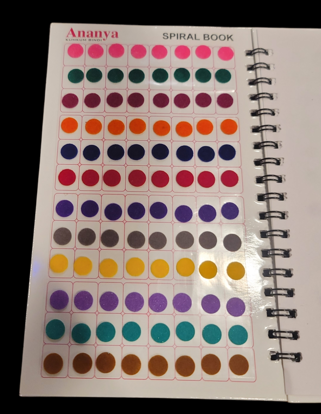 Kumkum Bindi Book Plain (Medium)