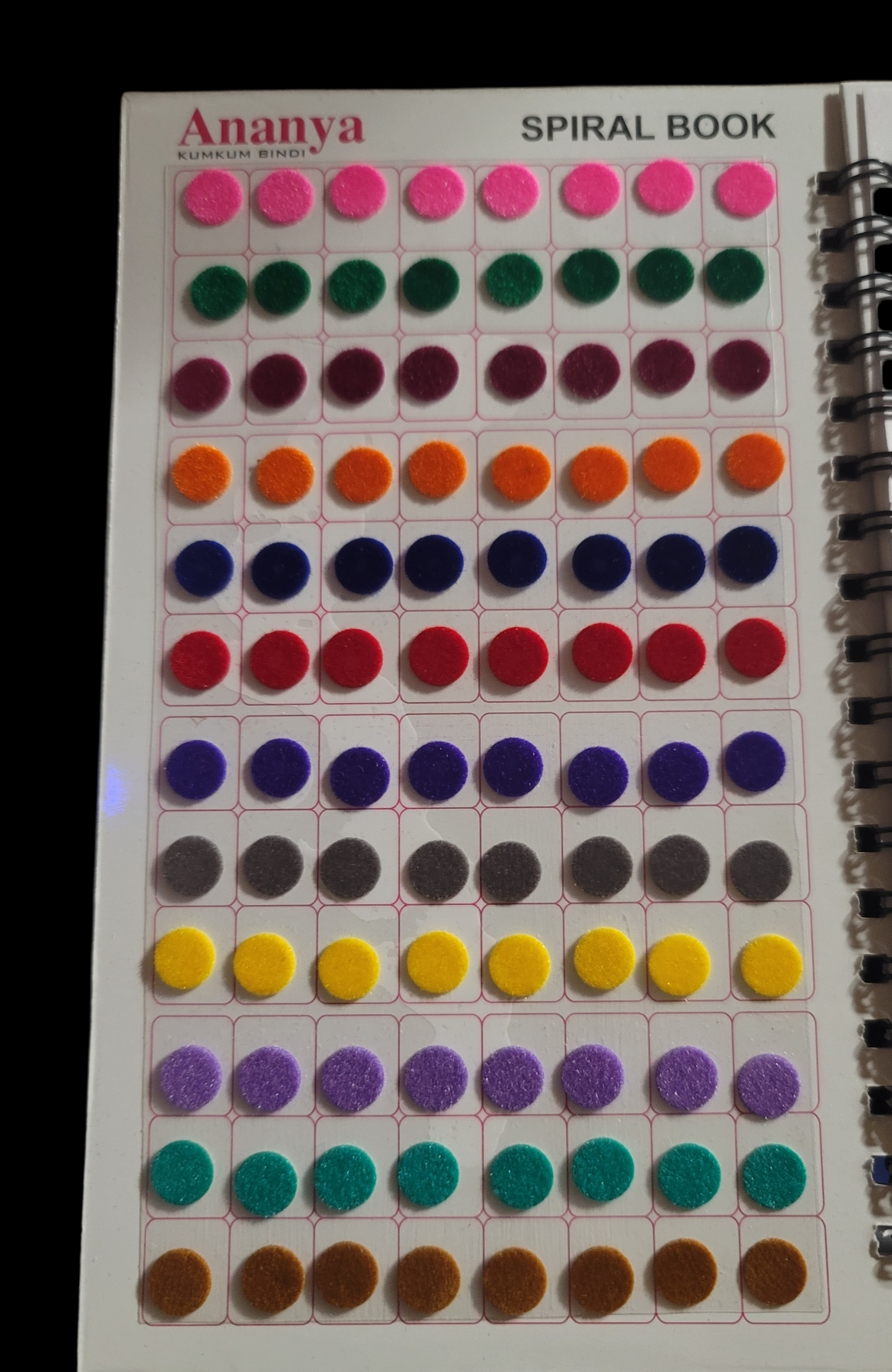 Kumkum Bindi Book Plain (Medium)