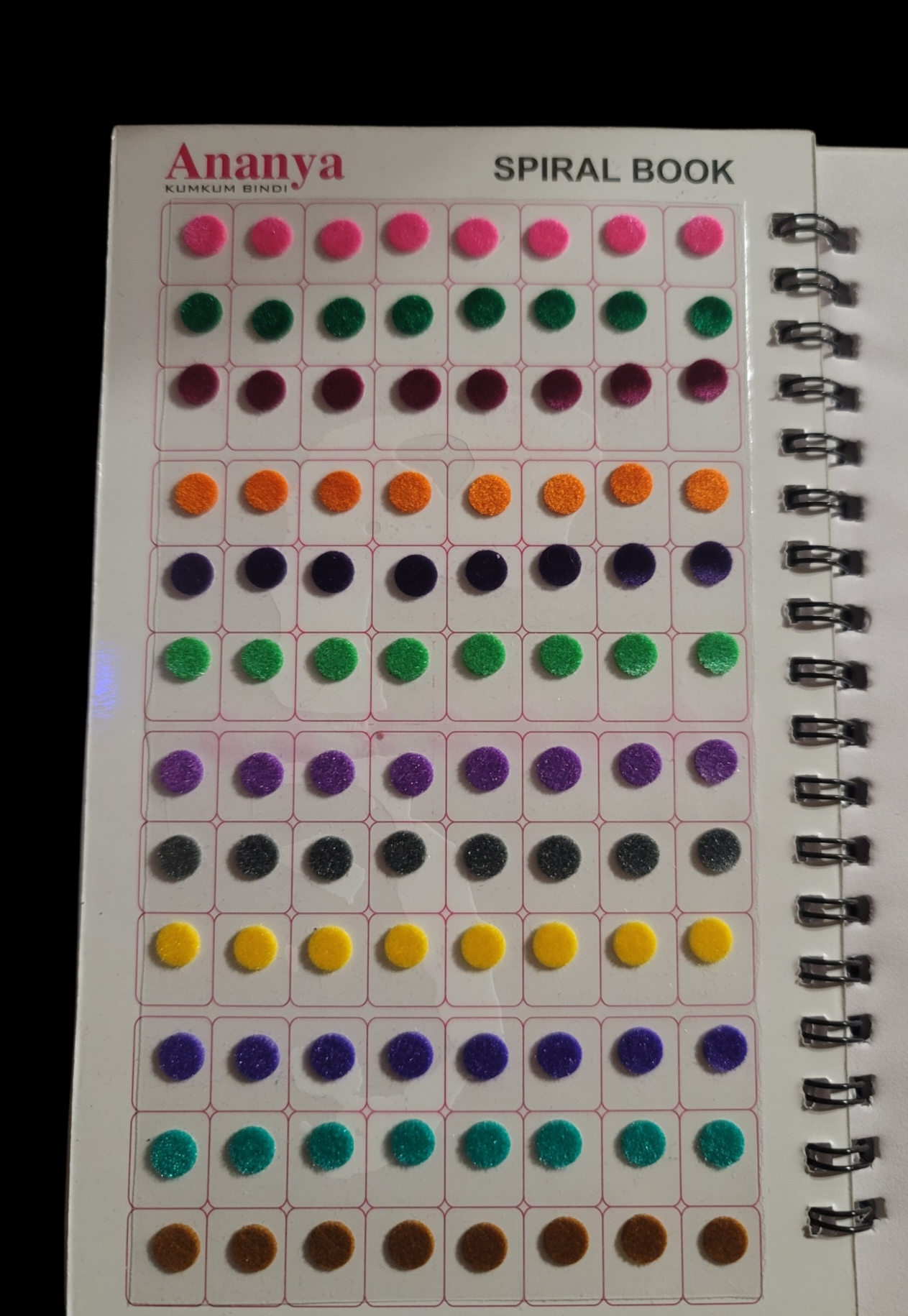 Kumkum Bindi Book Plain (Medium)