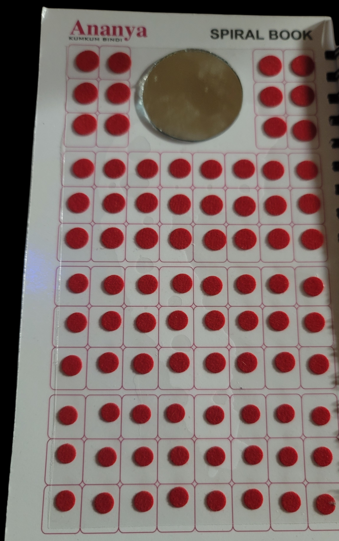 Kumkum Bindi Book Plain (Medium)