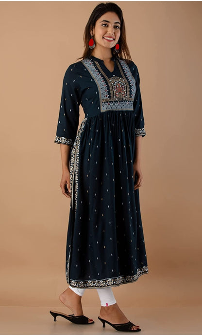 2pc Designer High Cut Straight Kurta