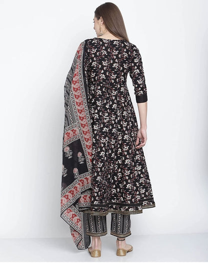 Pure Cotton Stylish Kurta & Palazzo Set With Dupatta