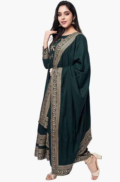 2pc Anarkali Kurti Set With Dupatta