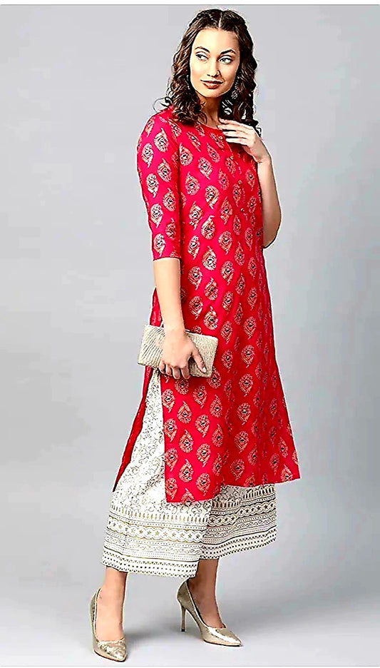 Stylish Pure Cotton Kurta Set.