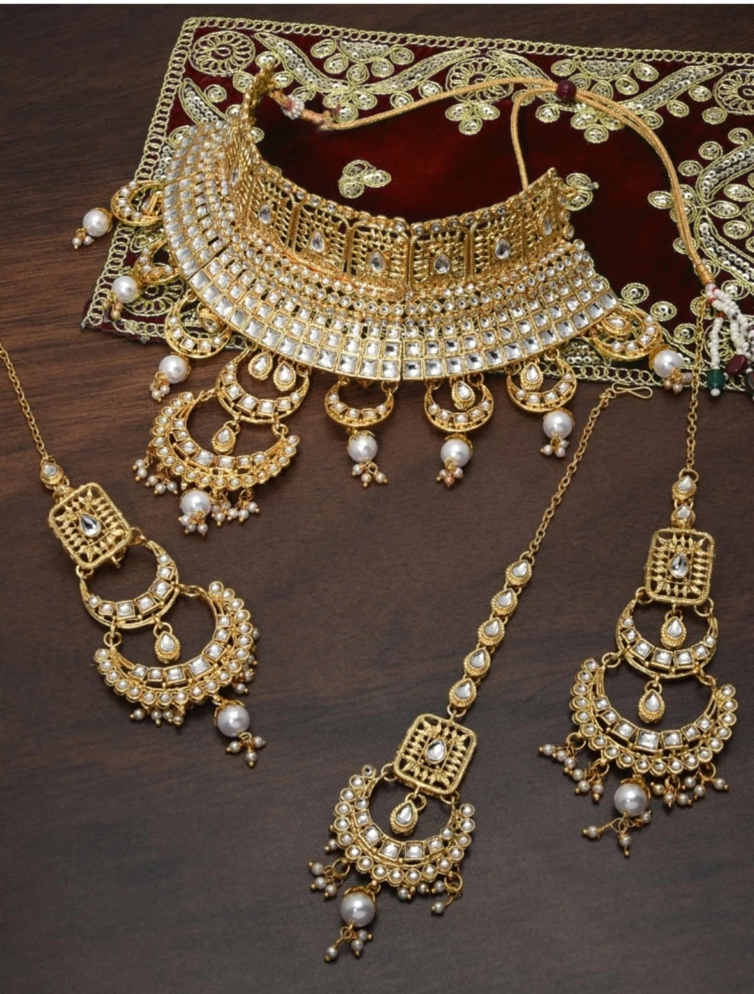 Designer Bridal Necklace Set Very Lightweight.