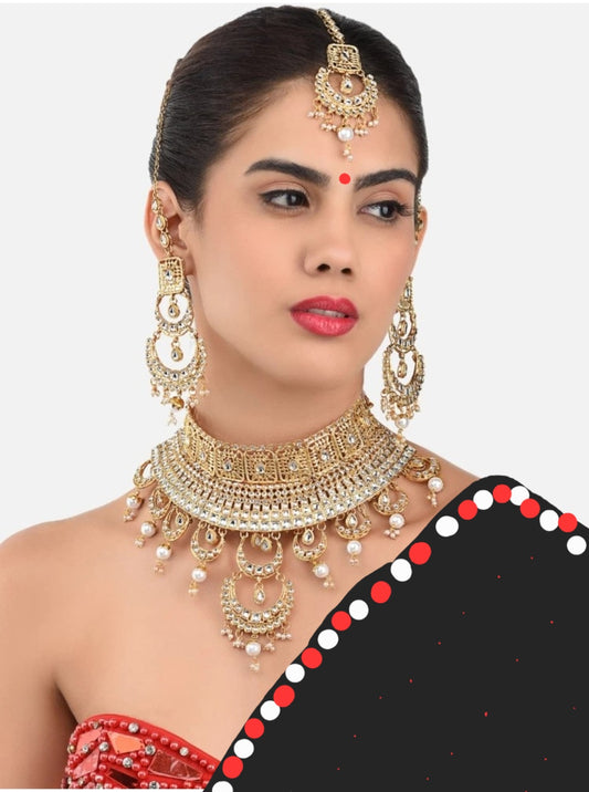 Designer Bridal Necklace Set Very Lightweight.