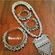 Oxidized Silver Sterling Set