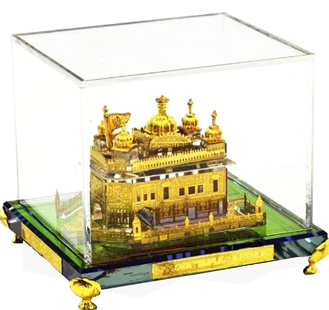 24K Gold-Plated Golden Temple Structure (Rectangle)