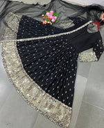 Designer Heavy Faux Georgette Gown & Dupatta Set