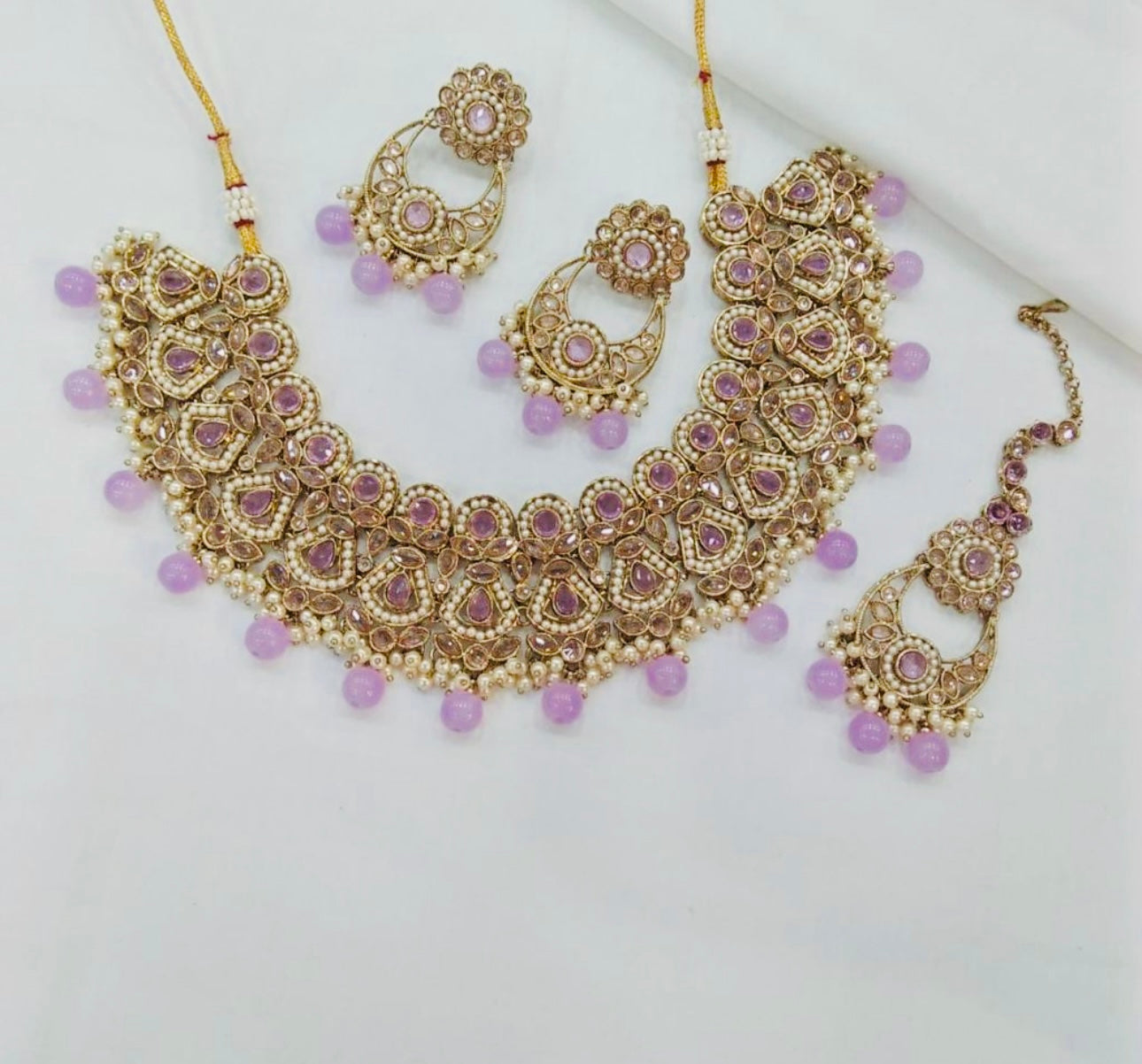 Super Quality Polki Necklace Set