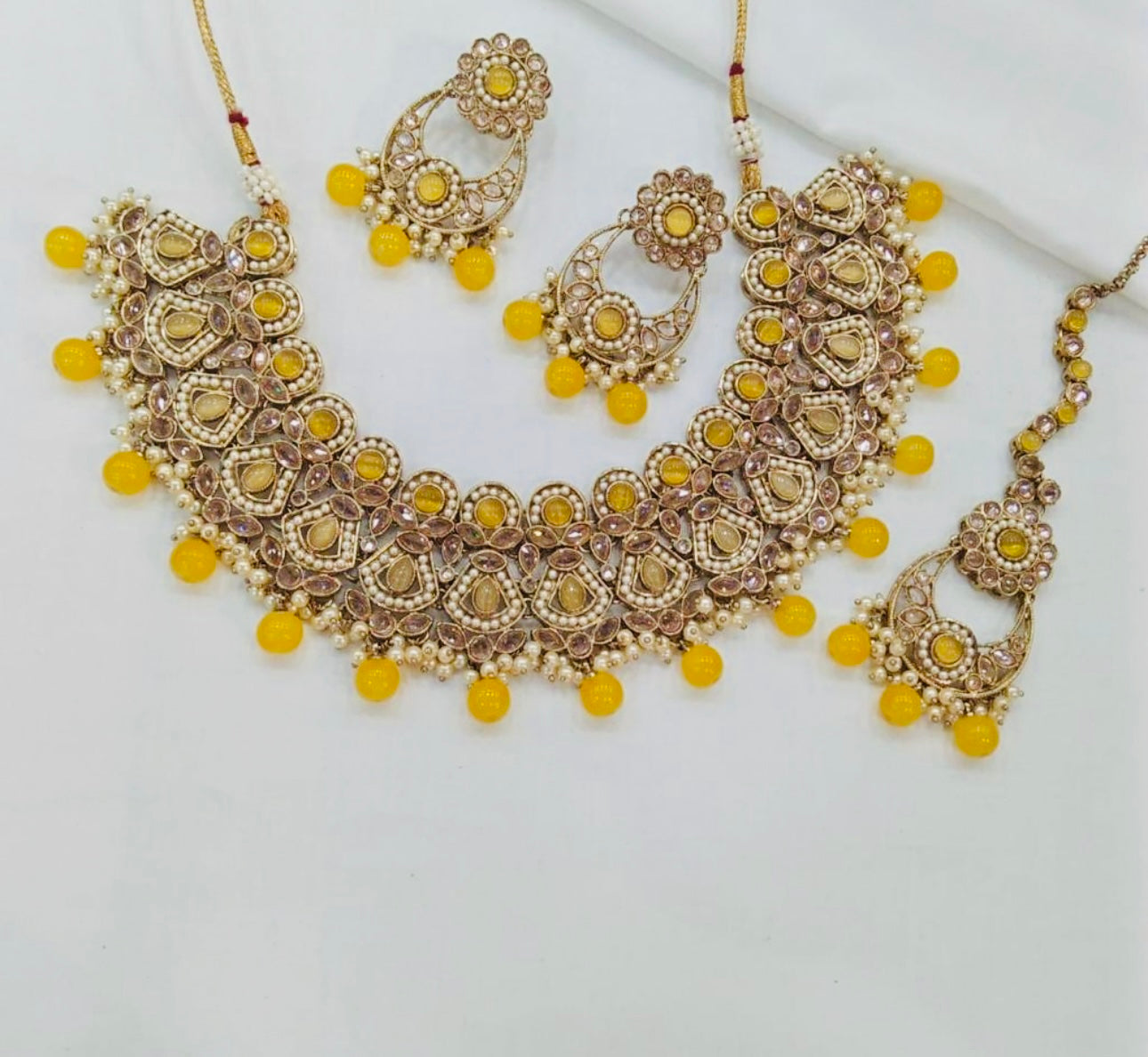 Super Quality Polki Necklace Set