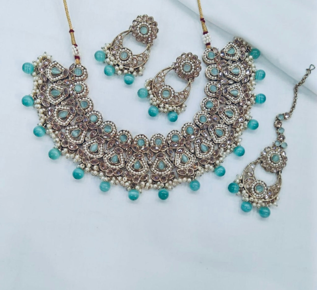 Super Quality Polki Necklace Set