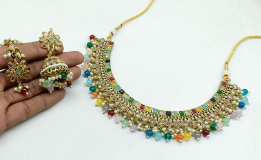 Original Polki Choker Set image 3