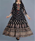 Anarkali  Gown, Black