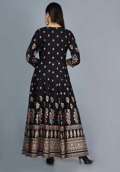 Anarkali  Gown, Black